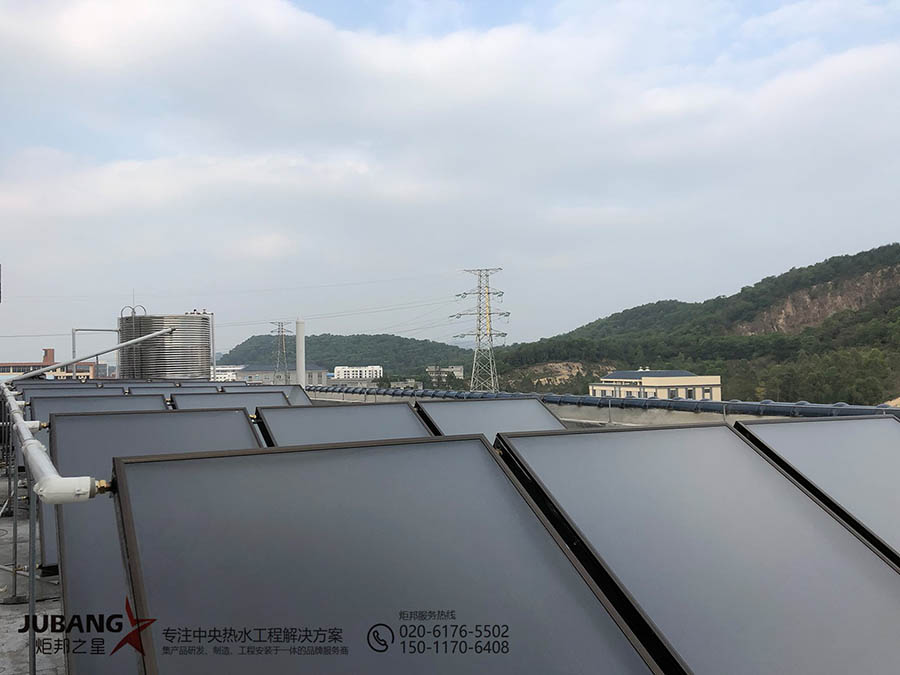 太阳能配空气能热水工程