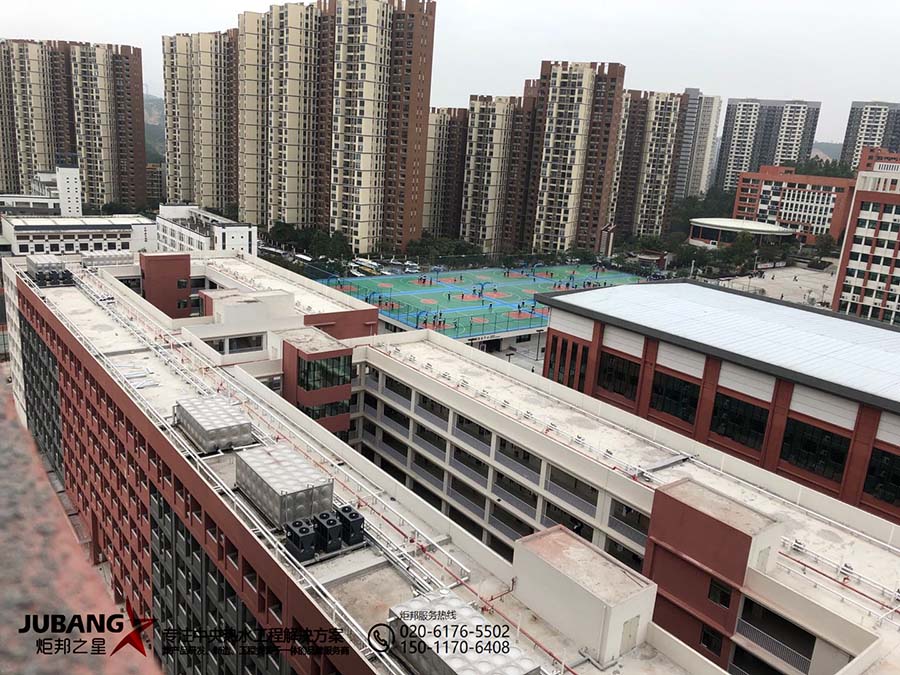 广体一中学校热水工程
